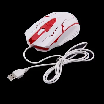 

3 Button DPI Max 3200 7 LED Light Color Mice Optical Wired Gaming Mouse Exquisitely Designed Durable Gorgeous