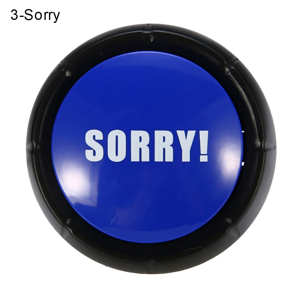 NOVELTY SORRY BUTTON Large Desk Office Noise Sound Machine **FREE DELIVERY** 