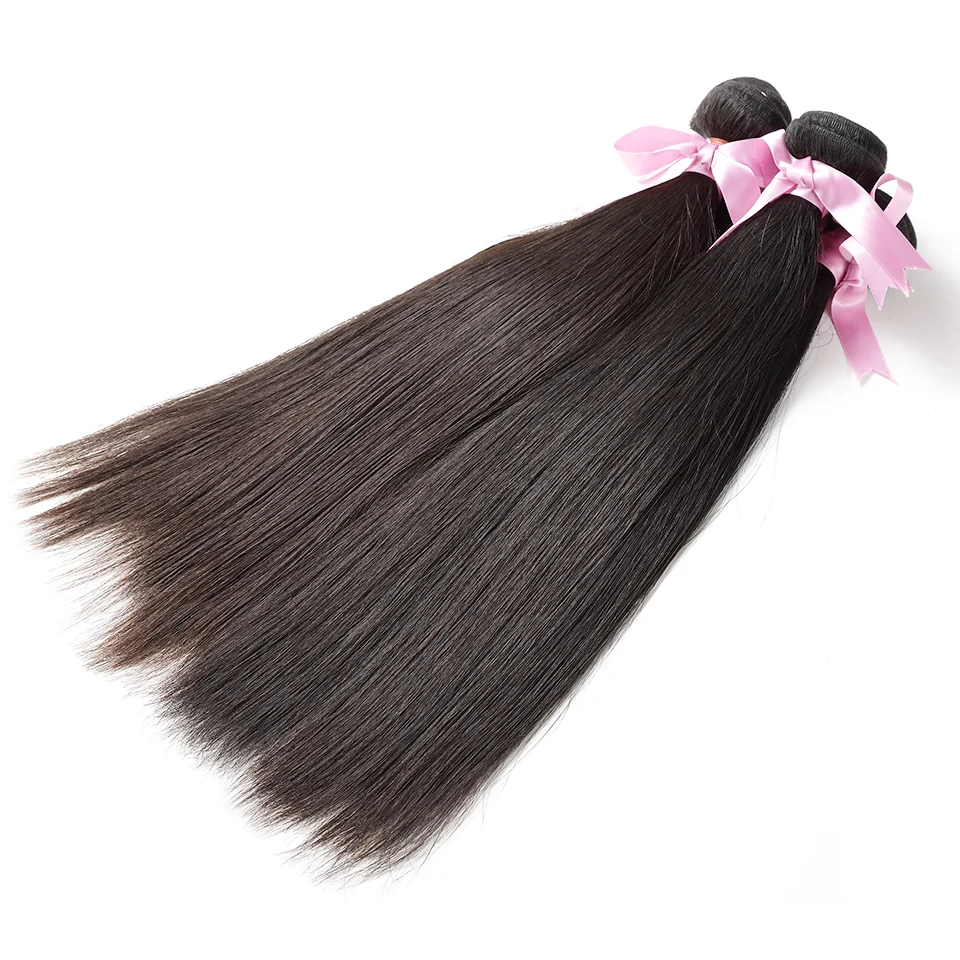 Luvin OneCut волосы прямые 8-40 30 32 дюймов бразильские волосы плетение Дело Человеческие волосы remy натуральный цвет двойной нарисованный