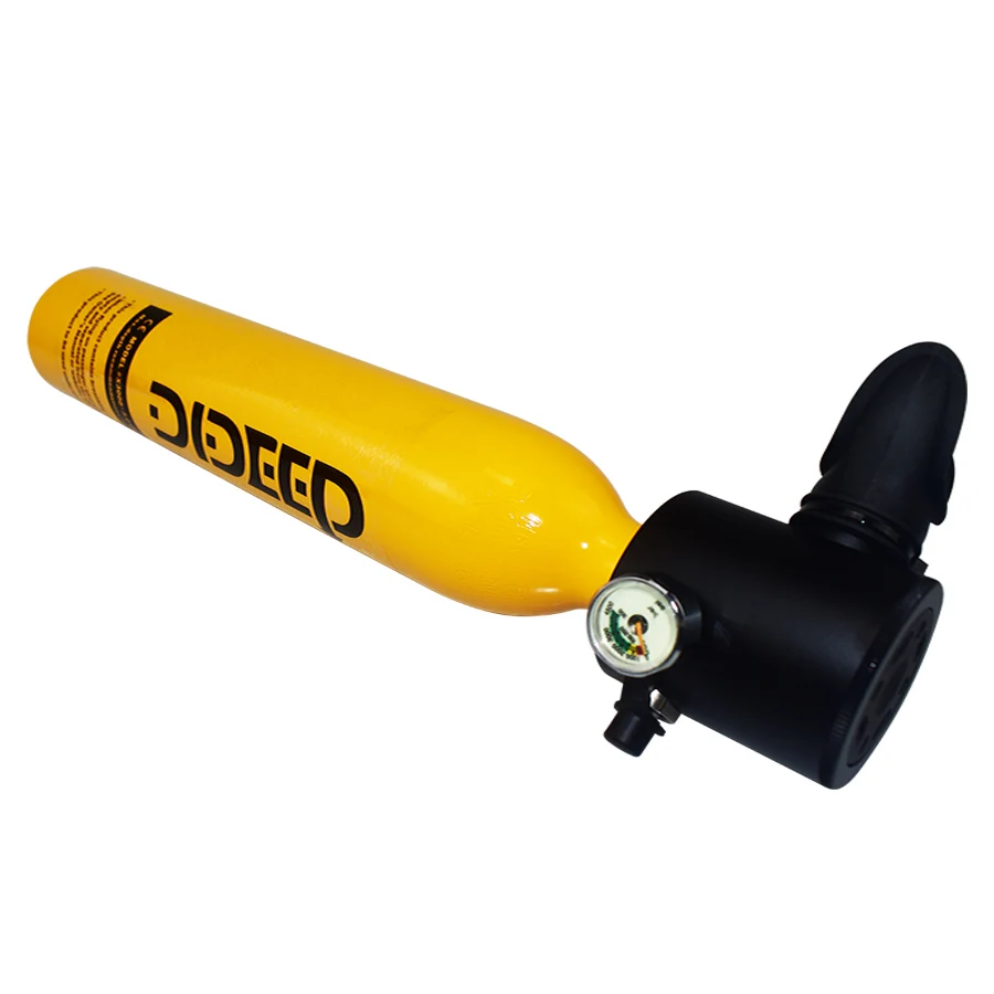 DIDEEP mini diving oxygen tank 500ML capacity underwater oxygen tank snorkeling dedicated oxygen tank