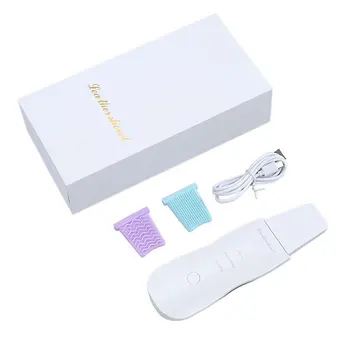 

Usb Ultrasonic Face Skin Cleaner Device Blackhead Removal Device Shovel Machine Face Exfoliator Deeply Clean The Face Skin