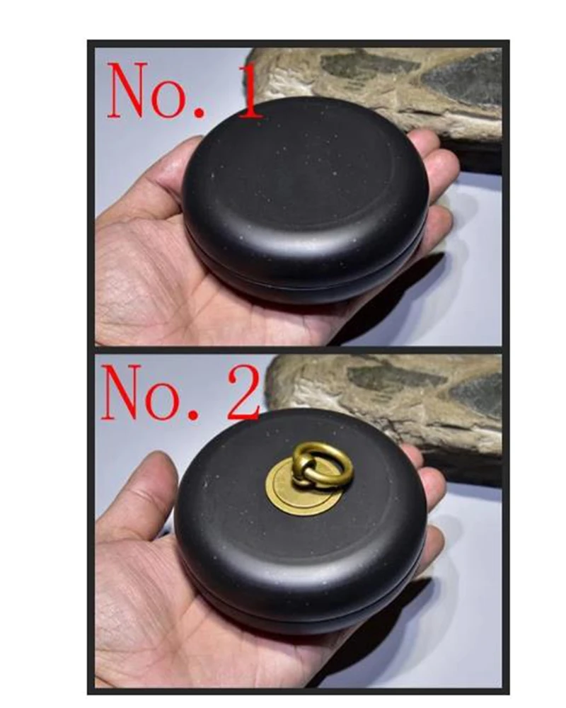 

Small Round Shape For Ink Stone Inkstone With Cover Calligraphy Painting Tool 10*3cm
