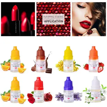 

5ml DIY Lipbalm Flavoring Lip Balm Makeup Lipstick Lip Fruit Lips Chocolate Jasmine Lavender Rose Strawberry Gloss Care Fla O3P8