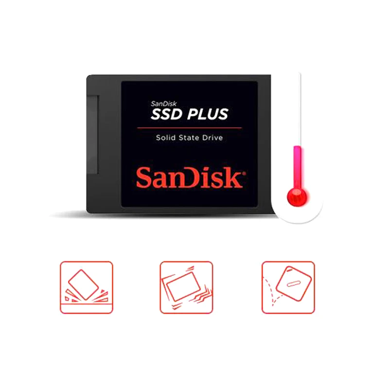 Sandisk SSD Plus 480 ГБ Внутренний твердотельный накопитель 120 ГБ SATA III 2," жесткий диск 240 ГБ HDD для настольного ноутбука