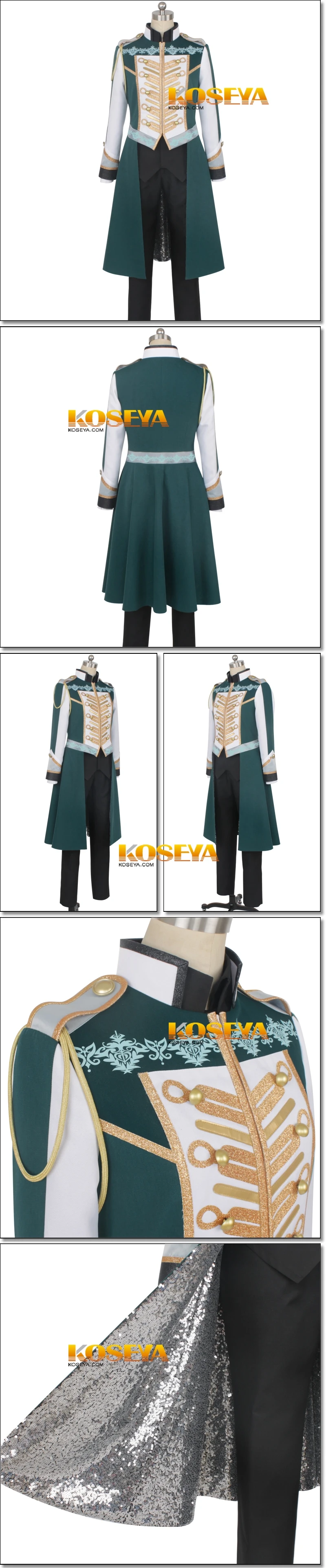 Uta no Prince-sama Maji Love 1000% Otori Eiichi, костюм для косплея, униформа на Хэллоуин, пальто+ рубашка+ штаны, на заказ