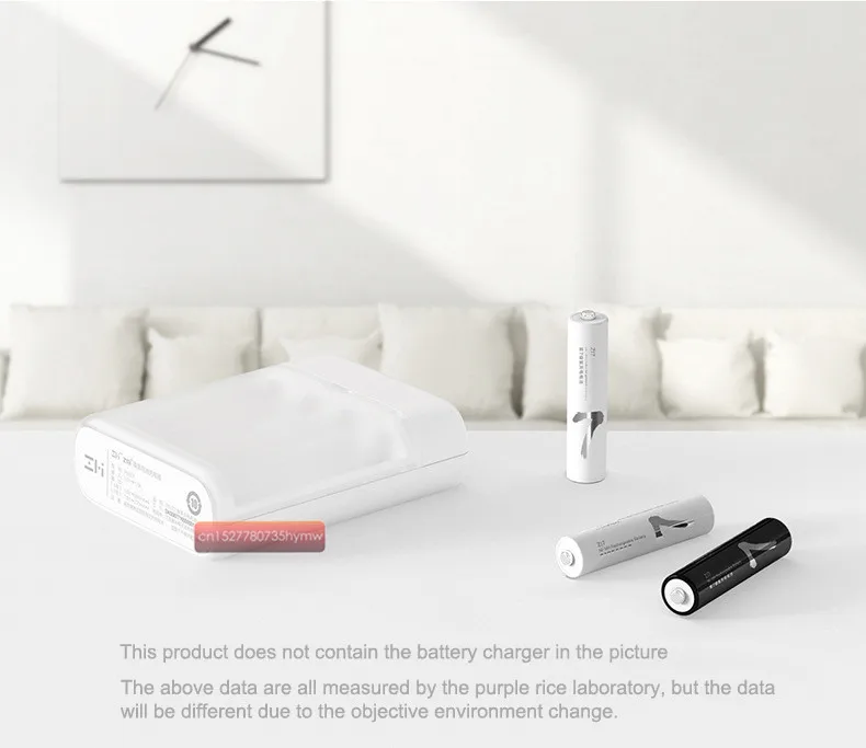 В комплекте Xiaomi ZMI ZI7 AAA 700mAh 1,2 V перезаряжаемый Ni-MH аккумулятор Xiaomi ZIM power Bank Аккумулятор mihome D5