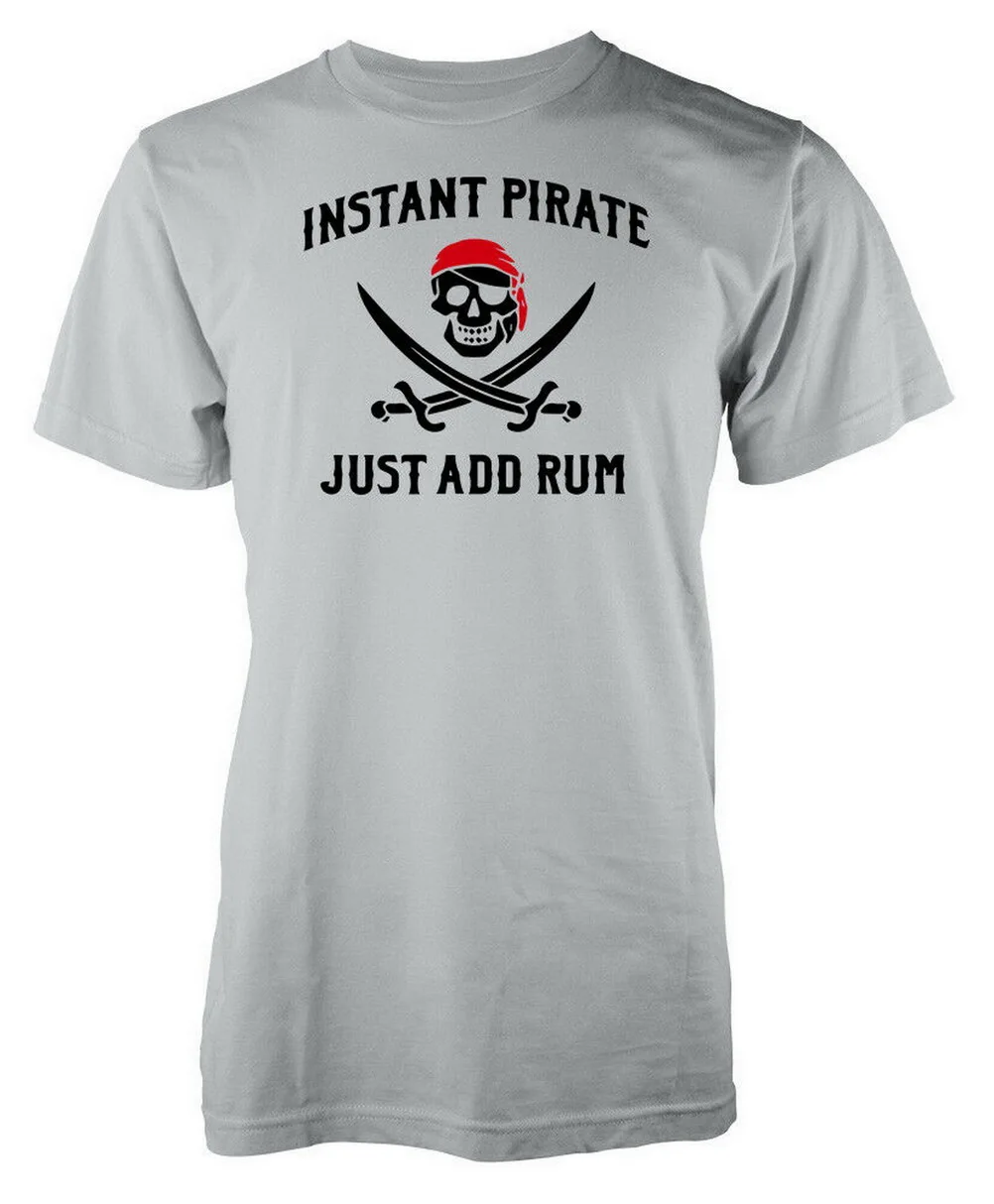 Instant Pirate Just Add Rum топы для взрослых футболка плюс размер одежда | Мужская