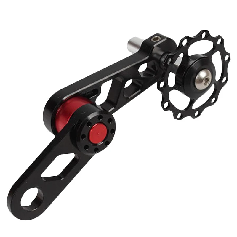 

Folding Bicycle Aluminum Alloy Rear Derailleur Chain Tensioner with Guide Wheel