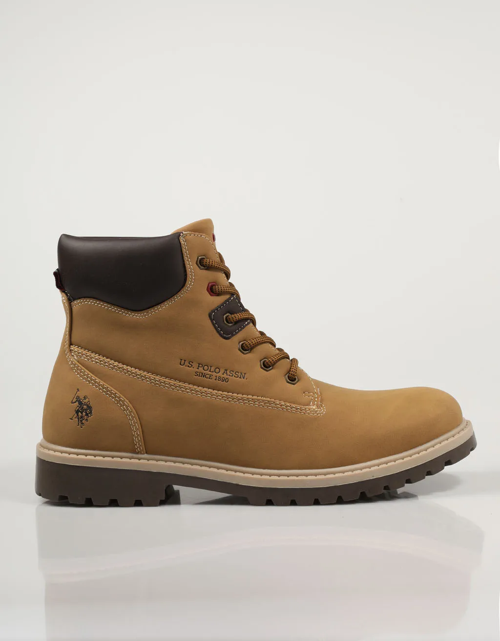 US POLO ASSN BOTINES PORTLAND 001M TAN Amarillo Polipiel Hombre Yellow  ANKLE BOOTS Man 77367| | - AliExpress