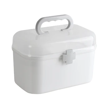 

Hot Sale Medicine Chest Household Family Dress Accept Box Trumpet Plastic Multi-storey Kindergarten Children Small Medicine Box