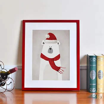 

Poster Creative photo frame wall wood frame picture wall frames for living room cadre photo decoration maison plexiglass 60W002