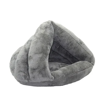 

New Cute Soft Warm Cat Cave Bed Cat Sleeping Bag Dog Mattress Kitten House Cushion Nest Pet Supplies Puppy