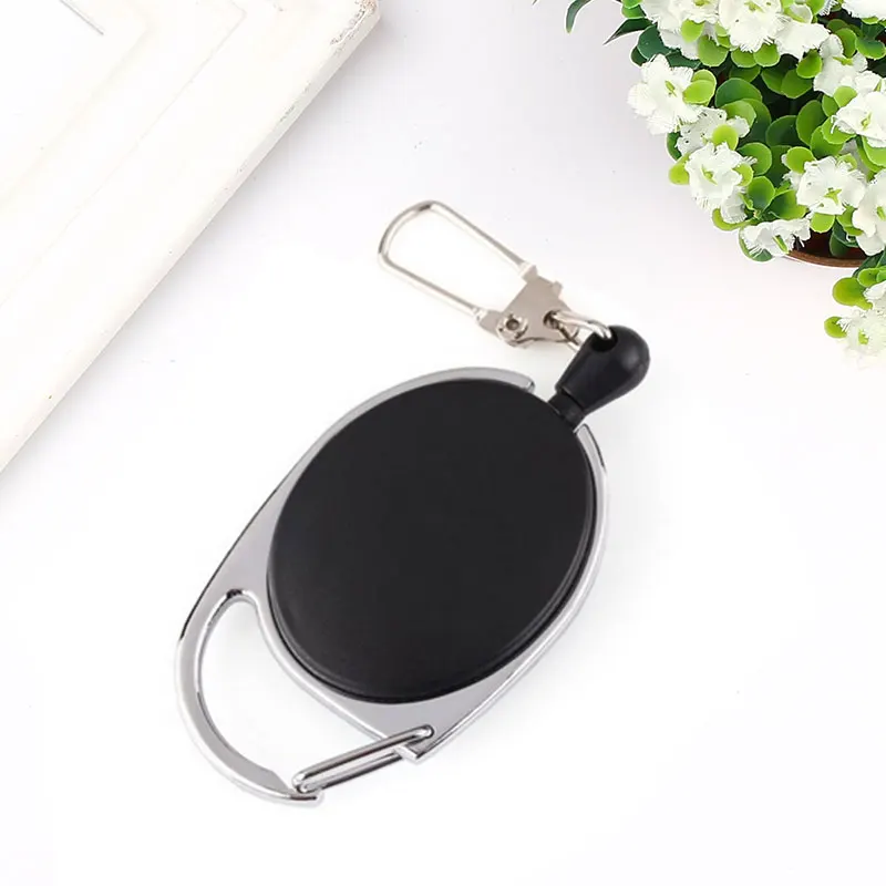 

Key Ring Keychain Key Chain Ring Key Chain Retractable Metal Reel Keyring Holder Novelty Recoil Climbing Accessories