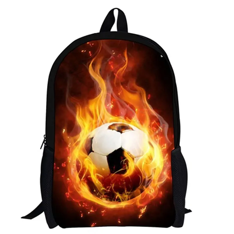 H271C Детские 3D Льда и Огня Soccerly/Ножной Мяч Узор Рюкзак ортопедический рюкзак для мальчиков Дети повседневные школьные сумки для книг 3 шт./компл - Цвет: H271C