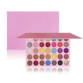 

35 Color Matte Pearlescent Waterproof Fine Powder Glitter Eyeshadow Eye Cosmetic Eyeshadow Palette for women