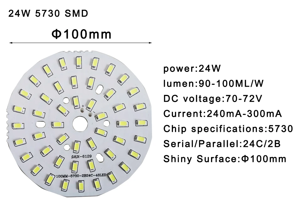 10pcs/lot 3W 7W 12W 18W 24W 36W 5730 lamp Bead Brightness SMD Light Board Led Lamp Panel For Ceiling PCB With LED 10pcs/lot 3W 7W 12W 18W 24W 36W 5730 lamp Bead Brightness SMD Light Board Led Lamp Panel For Ceiling PCB With LED
