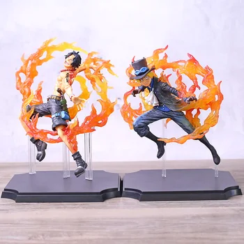 

One Piece Portgas D Ace Sabo Fire Fist Ver. Ichiban Kuji Collection Figure PVC Model Toy