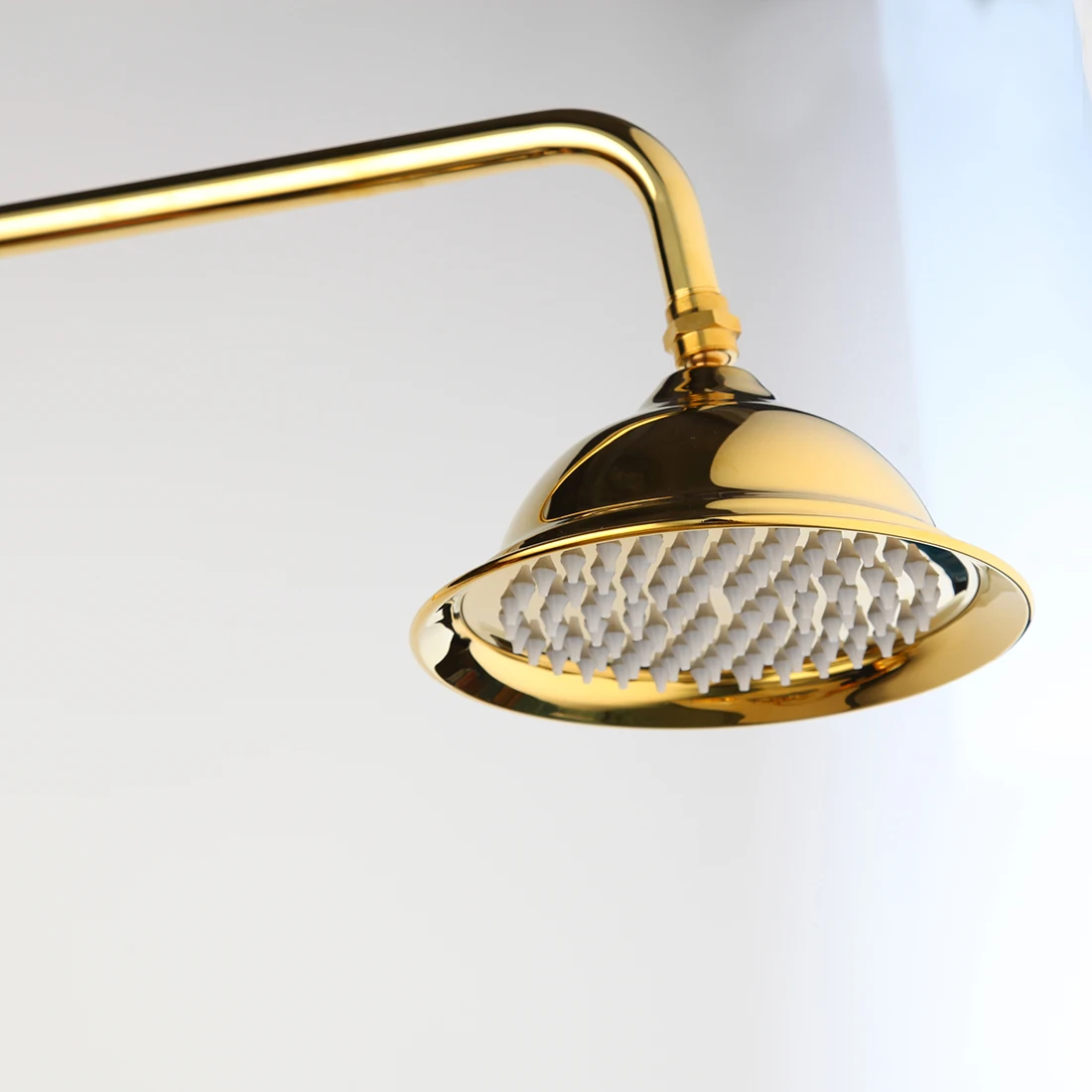 Bathroom Rainfall Shower Head faucet Brass Round Shape 8-inch Rain Shower head Hand Shower Bathroom Shower Head Without Arm
