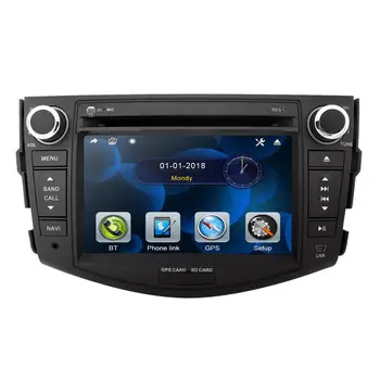 

7 Inch 2 Din Car DVD Player for Toyota RAV4 2006-2012 RAV 4 Stereo GPS Navigation Support Bluetooth RDS Mirror Link DAB+