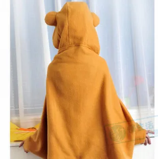 Настоящее толстое милое домашнее одеяло плащ Rilakkuma легко медведь дом люди мультфильм шаль комфортер игрушка