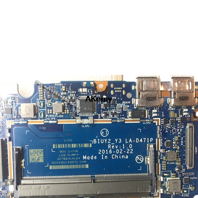 МБ 5B20M14177 для lenovo 710-14ISK Материнская плата ноутбука BYUY2_Y3 LA-D471P SR2ZU I5-7200U N16S-GTR-S-A2 DDR4 тестирование