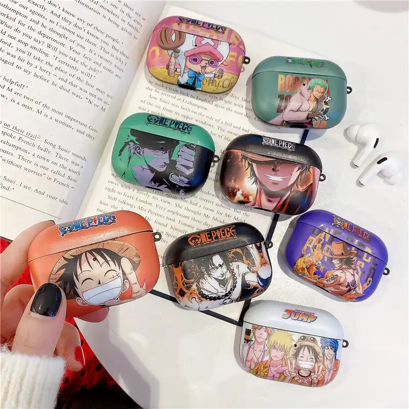 わら帽子海賊airpodsためプロアップルケース日本アニメワンピースゾロイヤホンケースairpodsプロpple Tpu Imdカバーcoque Earphone Accessories Aliexpress