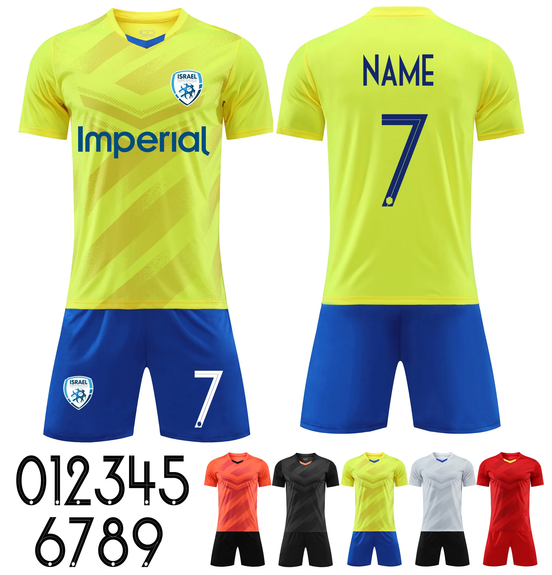 New Arival College Football Uniforms Men Boys Football Sets Children's