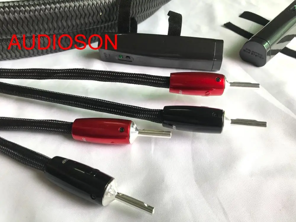 HI-End-AUDIOSON-well 시그니처 스피커 케이블, 새로운 72V 카본 DBS