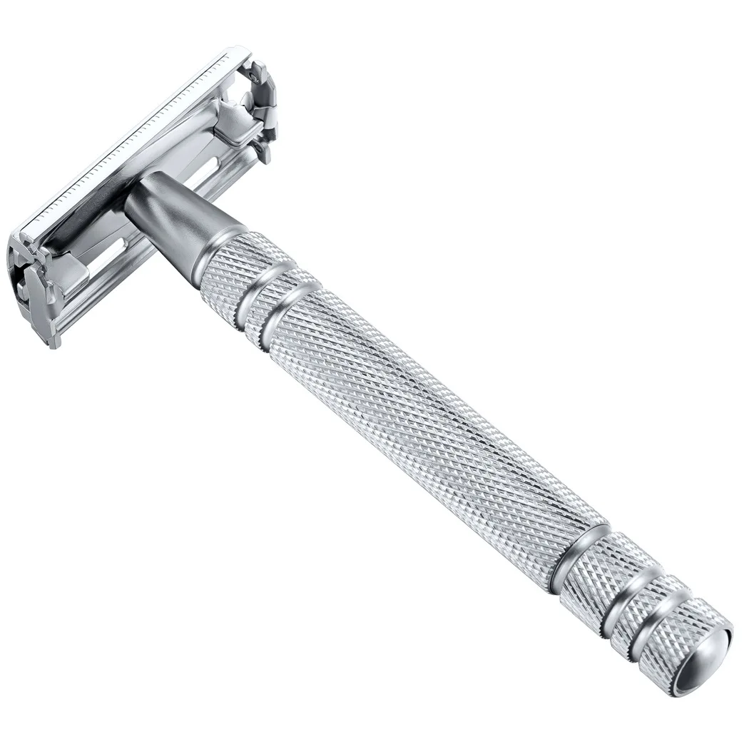 

Foreign Trade AliExpress Hot Selling Double Layer Shaver Manual MEN'S Shaver Razor Old-Fashioned Double-Sided Shaver Manual