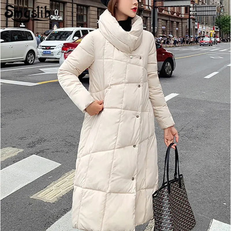 

2019 women's winter jacket zipper hooded casual loose plus size 3xl big clothes letter printing long light clothes jackets