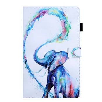

Dog Elephant Owl For Samsung Galaxy Tab E 9.6 T560 SM-T561 Case PU Leather Magnetic Cover Folio Tablet Stand Card Shockproof