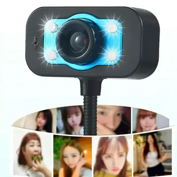 

HD Webcam 480p USB Camera Rotatable Video Recording Web Camera With Microphone For PC Computer Widescreen Video Dropshipping