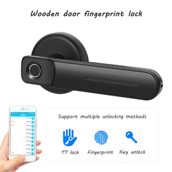Co he – serrure à empreinte digitale, serrure électronique intelligente M3, utilisée pour les portes domestiques en bois, porte de bureau et porte d'entrepôt 