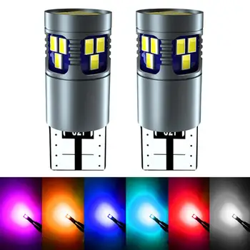 

2x T10 W5W Super Bright LED Bulb White Red orange blue pink Car Parking Interior Reading Dome Light Marker Lamp 168 194 Auto 12V