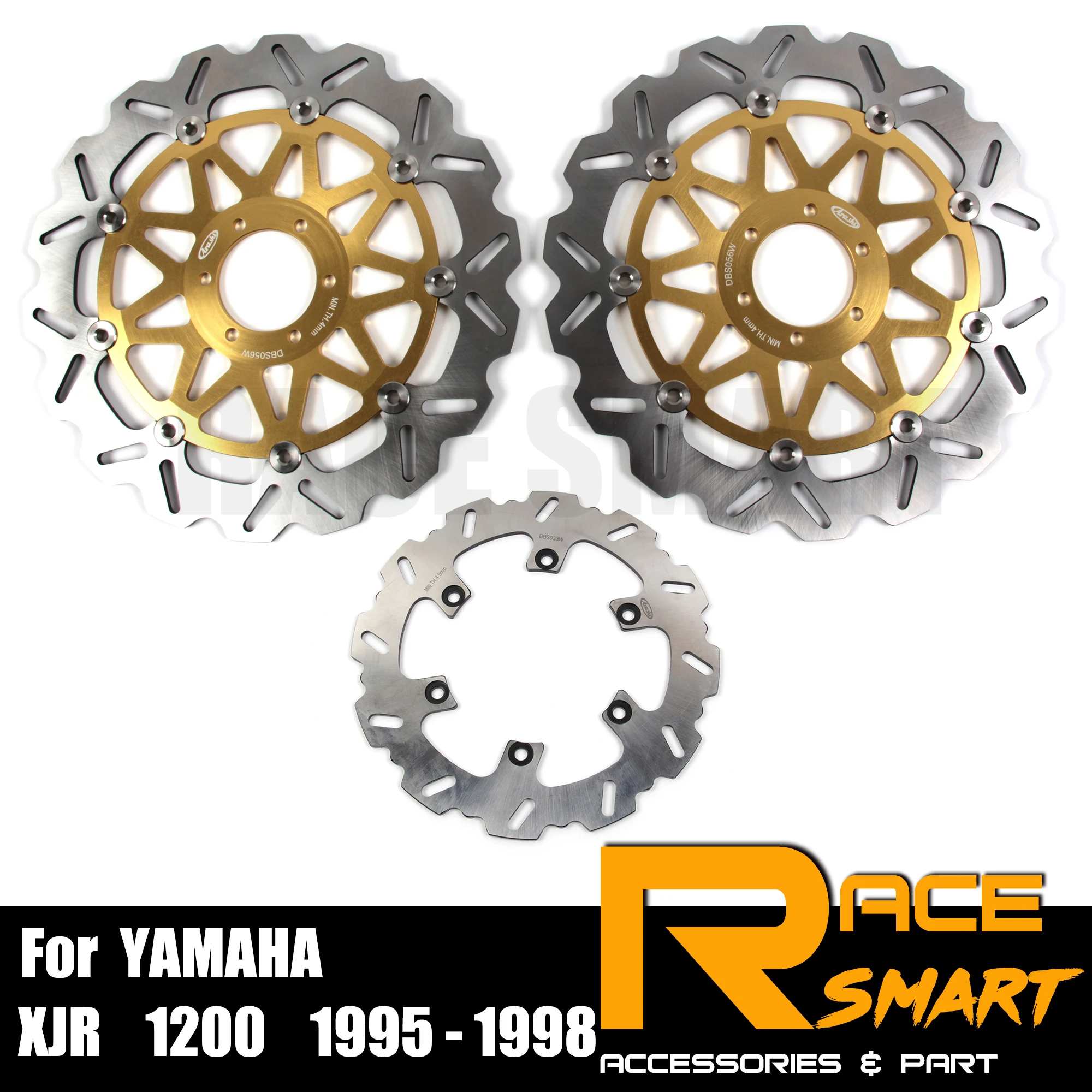 Для YAMAHA XJR 1200 1995-1997 Мотоцикл с ЧПУ передний ротор заднего тормоза плавающие мотоциклы тормозные роторы XJR1200 1996 95 96 97