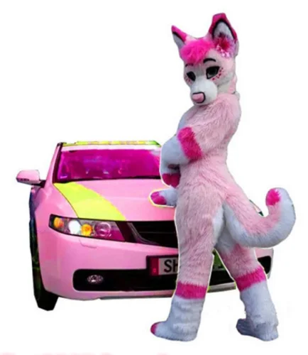 Halloween Roze Husky Mascotte Kostuum Volwassen Wolf Vos Hond Kostuum Lange Bont Verjaardag Kerst Jurk Handgemaakte Stripfiguur Gift Halloween Roze Husky Mascotte Kostuum Volwassen Wolf Vos Hond Kostuum Lange Bont Verjaardag Kerst Jurk Handgemaakte Stripfiguur Gift