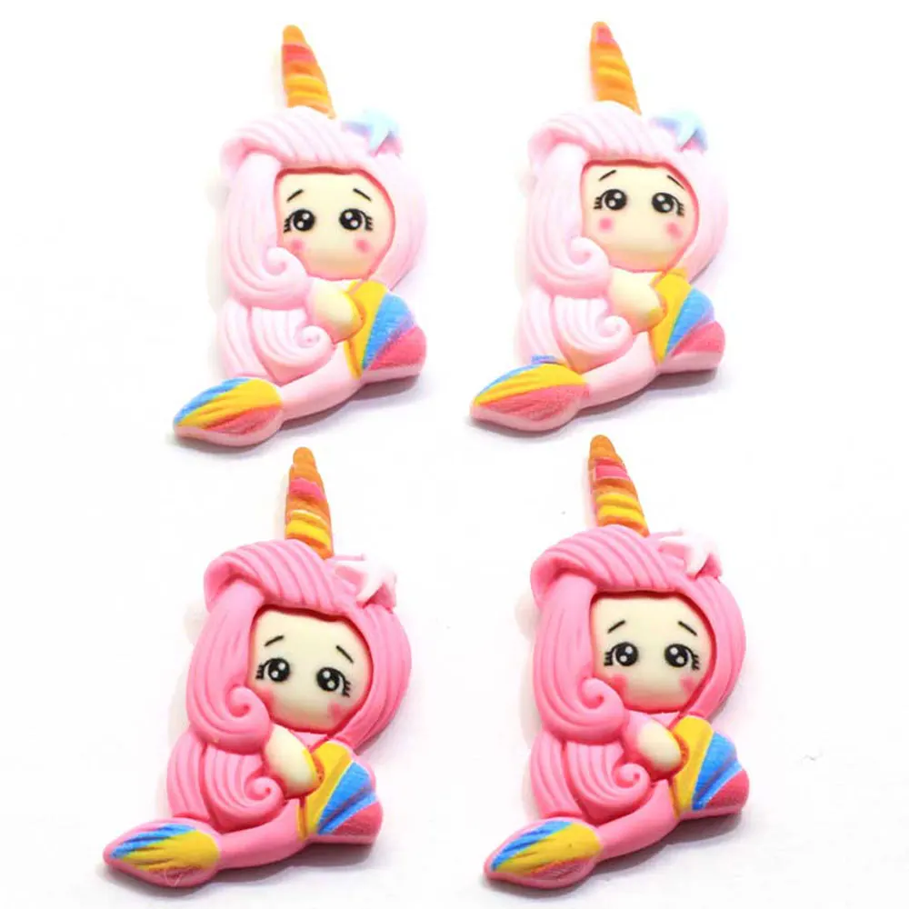 

Cute Multi Colors Mini Mermaid Princess Flatback Resin Cabochon Craft DIY Scrapbooking Flat Back Resin Cabochons Hair B