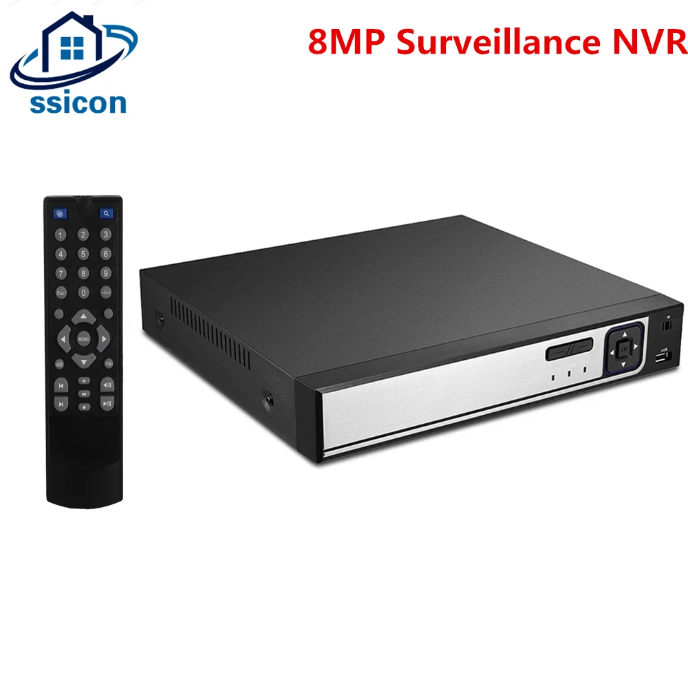 H.265 Security NVR 9CH 16CH 32CH XMEye APP CCTV Surveillance Network Video Recorder Face Detection For IP Security Camera System h 265 cctv security nvr 8mp 8ch 16ch 32ch hdmi vga output 4k network video recorder for ip surveillance camera system
