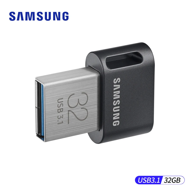 SAMSUNG FIT Plus USB3.1 32G 64G 128G 256G USB флеш-накопитель, маленький накопитель для хранения памяти, чтение до 200 МБ/с./с Flashdrive