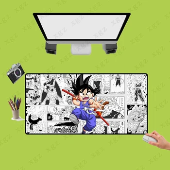 

XGZ Dragon Ball Cartoon Anime Mouse Pad Game Player Computer Keyboard Table Mats High Quality Mousepad Wireless Mat Gaming Desk