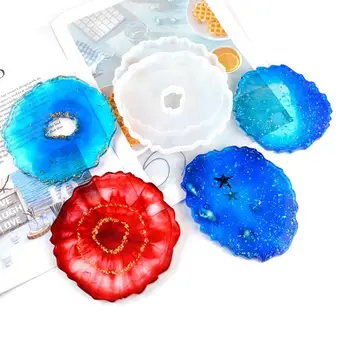 

Large Irregular Wave Round Coaster Mold Cup Mat Silicone Mold Tools Cement Making Resin Epoxy Resin Art Jewelry Casting P0R0