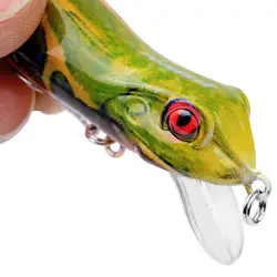 Mino твердая приманка Ray Frog Lure 6 цветов 4 см-9. 5 г приманка 8 # BKB рыболовные снасти, крючки поставщик электроэнергии горячие продажи Dw442