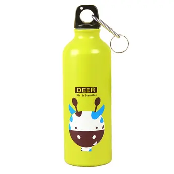 

Lovely Animals Outdoor Portable Sports Bottle Aluminum Alloy Kids Water Bottle Cartoon Animal Pattern Kettle