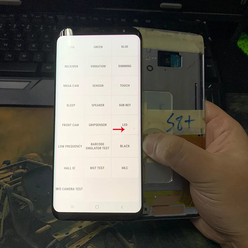 Original S8 Plus LCD For Samsung Galaxy Display Screen Touch Digitizer With Defect samsung G955 G955F | Запчасти для телефонов