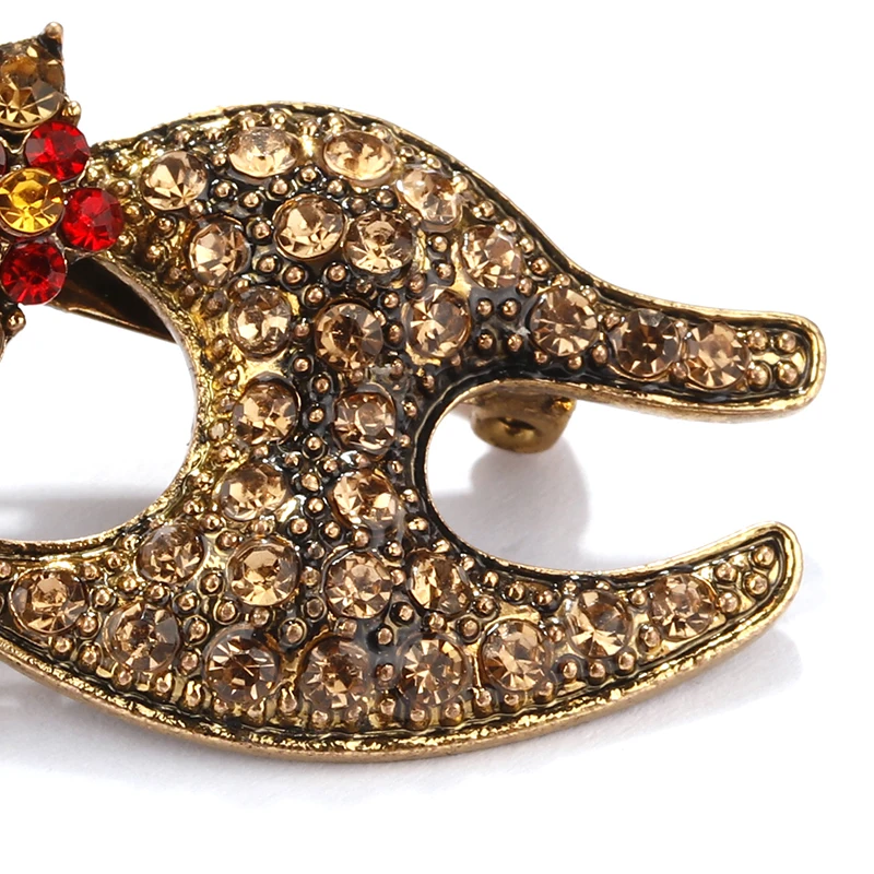 H640294X彩钻古金猫咪胸针 (17)