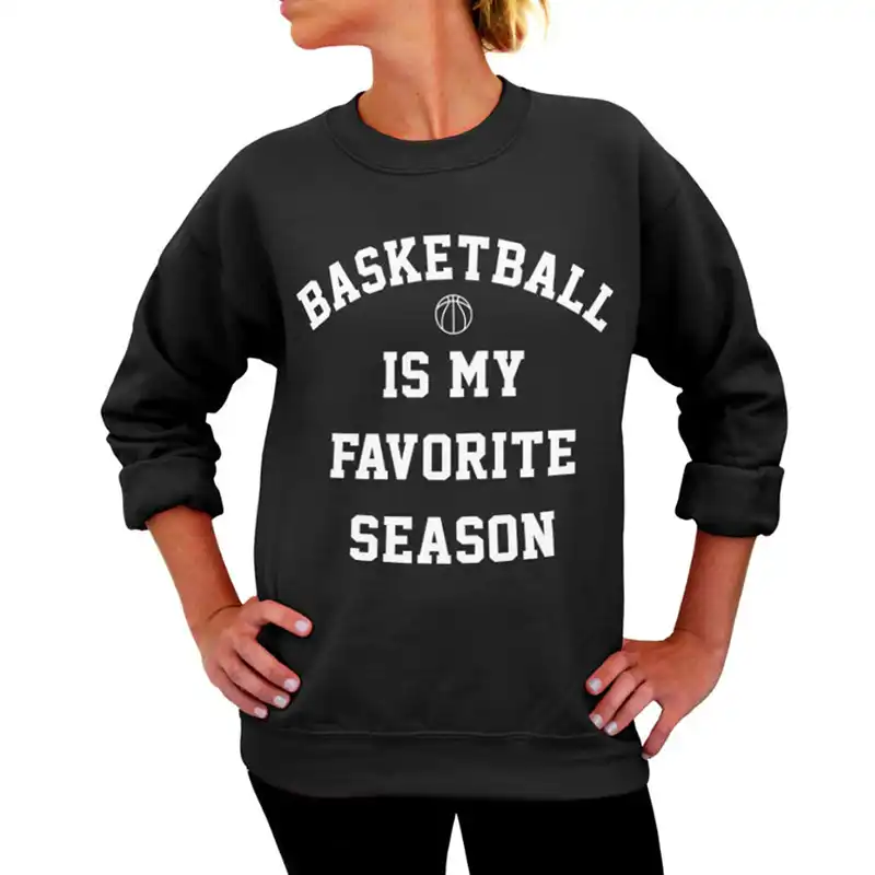 basketball is my favorite season printed women plu