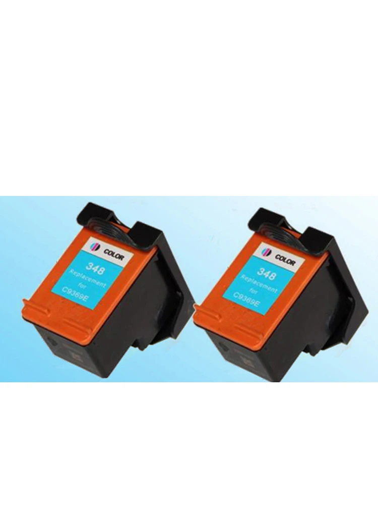 2 шт. для картриджа 348 C9369E совместимый с hp348 348 Deskjet 5748/6548/6848/2608/8158/8458/7408/2358/8758/5438