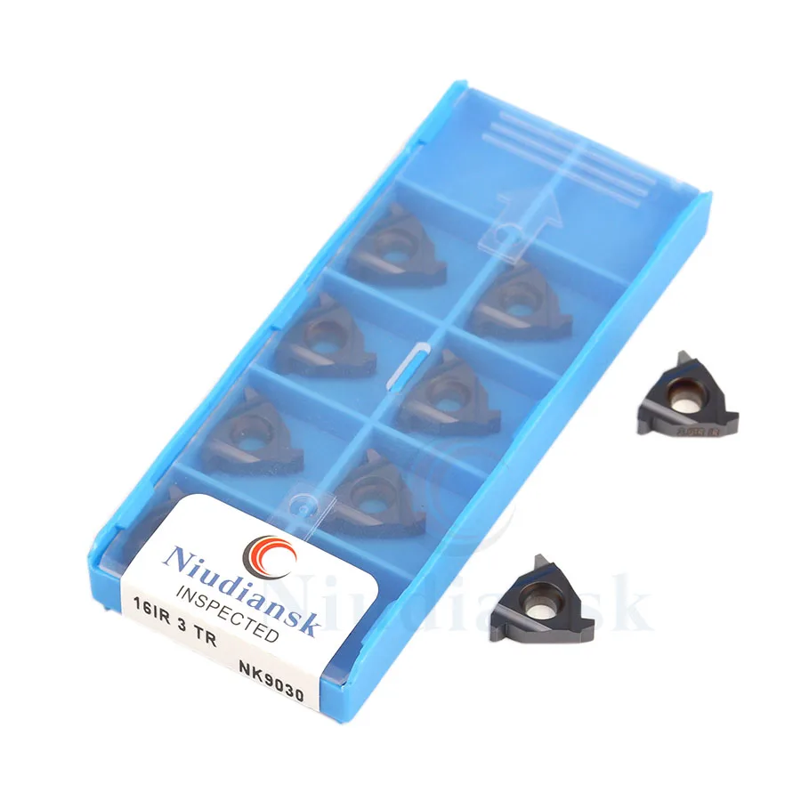 

16IR 1.5TR NK9030 16IR 2.0TR Threading Carbide Inserts 16ER 2.5TR 16ER 3.0TR NK9030 CNC Lathe Tools Stainless Steel Turning Tool