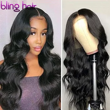 

bling hair Body Wave Perruque Lace Frontal Perruques de cheveux humains Perruque brésilienne pré-plumée Perruque Lace Closure