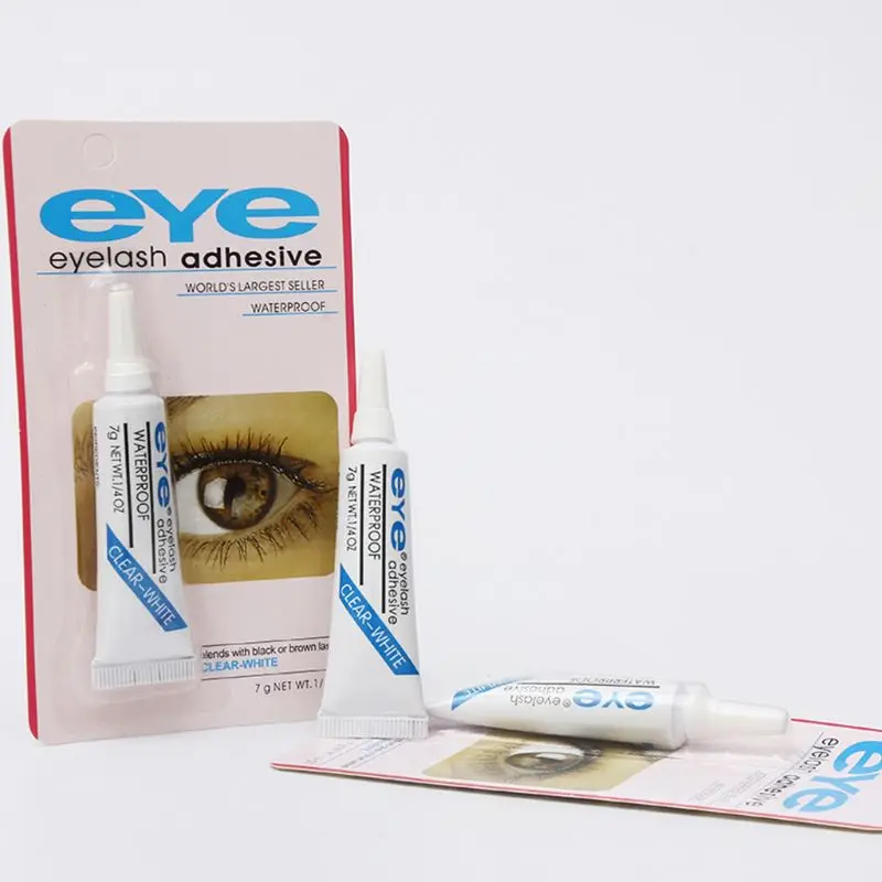 

1Pc 7g Black/White Practical Waterproof False Fake Eyelashes Extension Adhesive Glue Beauty Make Cosmetic Tool